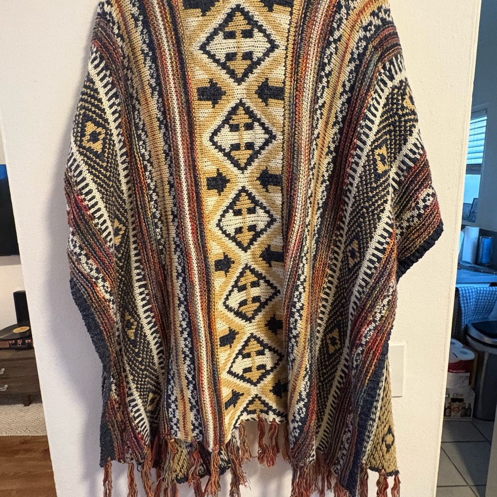 Bohemian Multicolor Knit Cardigan - Picture 2 of 5
